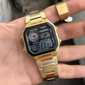Relógio Casio Masculino Esportivo AE-1200WHD-1AV  - Estilo Militar - 1 ano de Garantia