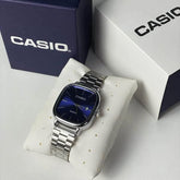 Casio Vintage 2024 - Prata com Mostrador Azul