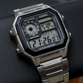 Relógio Casio Masculino Esportivo AE-1200WHD-1AV  - Estilo Militar - 1 ano de Garantia