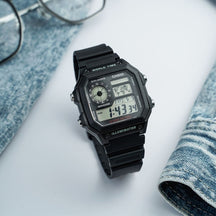 Relógio Casio Masculino Esportivo AE-1200WHD-1AV  - Estilo Militar - 1 ano de Garantia